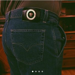 Vintage Versace blue jeans